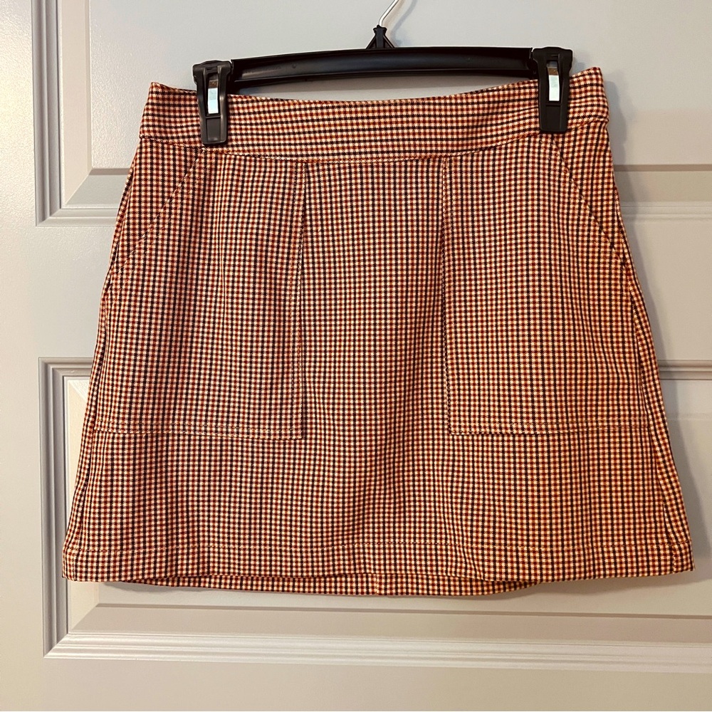 A New Day. Mini A-line Houndstooth Skirt Size XS Target
